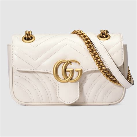 gucci murse white|Gucci leather handbags.